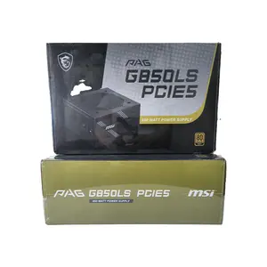 MSI PAG G850LS PCIE5 850W Power Supply, 80 PLUS Gold Certified Efficiency, PCIe 5.0 Ready Design, High-Performance ATX PSU for Modern Gaming Systems