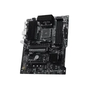 MSI PRO B550-S AMD B550 ATX Motherboard, AM4 Socket, Ryzen 5000 Series Support, 4x DDR4 Up to 128GB 4800+ MT/s OC, PCIe 4.0 x16, Dual M.2, USB 10Gbps Type-C, HDMI & Gigabit LAN