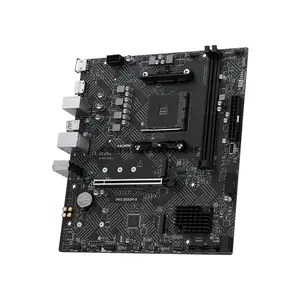 MSI PRO B550M-B Micro-ATX Motherboard, AMD B550 Chipset, AM4 Socket, DDR4 up to 4600+ MT/s OC, PCIe 4.0 x16, Lightning Gen4 x4 M.2, Front USB Type-C, Core Boost, Audio Boost, EZ Debug LED