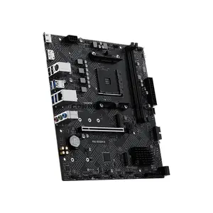 MSI PRO B550M-B Micro-ATX Motherboard, AMD B550 Chipset, AM4 Socket, DDR4 up to 4600+ MT/s OC, PCIe 4.0 x16, Lightning Gen4 x4 M.2, Front USB Type-C, Core Boost, Audio Boost, EZ Debug LED