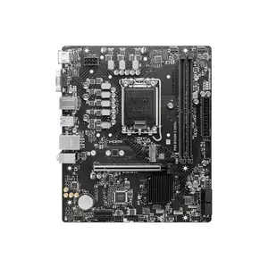 MSI PRO B760M-E DDR4 Micro-ATX Motherboard, LGA1700 Socket, PCIe 4.0 Support, Dual Channel DDR4 Memory, Intel Core 14th Gen Ready Entry-Level Performance Motherboard
