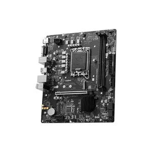 MSI PRO B760M-E DDR4 Micro-ATX Motherboard, LGA1700 Socket, PCIe 4.0 Support, Dual Channel DDR4 Memory, Intel Core 14th Gen Ready Entry-Level Performance Motherboard