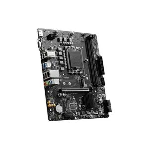 MSI PRO B760M-E DDR4 Micro-ATX Motherboard, LGA1700 Socket, PCIe 4.0 Support, Dual Channel DDR4 Memory, Intel Core 14th Gen Ready Entry-Level Performance Motherboard