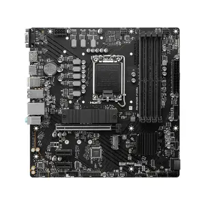 MSI PRO B760M-P DDR4 Micro-ATX Motherboard, LGA1700 Socket, PCIe 4.0 Support, Dual Channel DDR4 Memory, Intel Core 14th Gen Ready Business and Productivity Motherboard