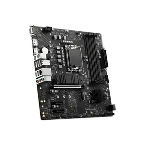 MSI PRO B760M-P DDR4 Micro-ATX Motherboard, LGA1700 Socket, PCIe 4.0 Support, Dual Channel DDR4 Memory, Intel Core 14th Gen Ready Business and Productivity Motherboard