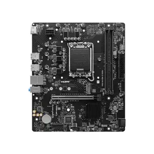 MSI PRO H610M-S DDR4 Micro-ATX Motherboard, Intel LGA1700 Socket, PCIe 4.0 Expansion, Dual Channel DDR4 Memory Support, Intel Core 14th Gen Compatible Platform
