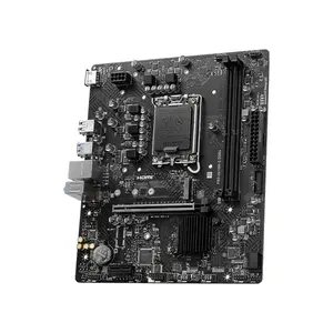 MSI PRO H610M-S DDR4 Micro-ATX Motherboard, Intel LGA1700 Socket, PCIe 4.0 Expansion, Dual Channel DDR4 Memory Support, Intel Core 14th Gen Compatible Platform