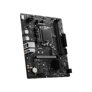 MSI PRO H610M-S DDR4 Micro-ATX Motherboard, Intel LGA1700 Socket, PCIe 4.0 Expansion, Dual Channel DDR4 Memory Support, Intel Core 14th Gen Compatible Platform