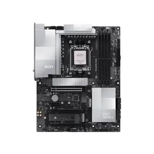 MSI PRO X870E-P WIFI ATX Motherboard, AMD X870E Chipset, AM5 Socket, DDR5 Memory Support, PCIe 5.0 Expansion, WiFi 7 Professional Performance Platform