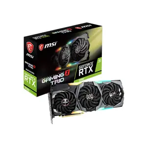 MSI GeForce RTX 2080 GAMING X TRIO Graphics Card, 8GB GDDR6 Factory Overclocked Triple Fan RGB High Performance Gaming GPU