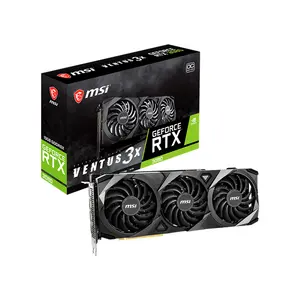 MSI GeForce RTX 3080 VENTUS 3X 10GB Graphics Card, 10GB GDDR6X Memory, Triple Fan Thermal Design, NVIDIA Ampere Architecture, High-Performance Gaming GPU
