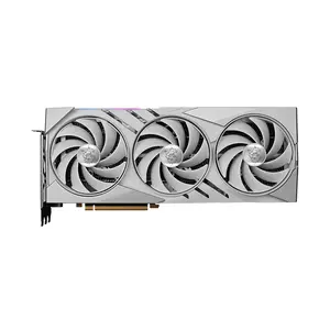 MSI GeForce RTX 4080 16GB GAMING SLIM WHITE GDDR6X Graphics Card, Triple Fan Cooling, PCIe 4.0, HDMI 2.1a, DisplayPort 1.4a
