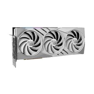 MSI GeForce RTX 4080 16GB GAMING SLIM WHITE GDDR6X Graphics Card, Triple Fan Cooling, PCIe 4.0, HDMI 2.1a, DisplayPort 1.4a