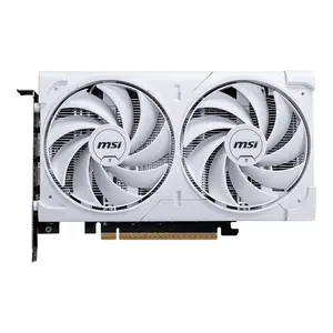 MSI GeForce RTX 5060 Ti 8G VENTUS 2X OC WHITE PLUS 8GB GDDR7 Graphics Card, Dual Fan Cooling, PCIe 5.0, HDMI 2.1b, DisplayPort 2.1b