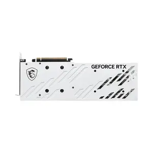 MSI GeForce RTX 5070 12G GAMING DUKE 3X OC WHITE 12GB GDDR7 Graphics Card, Triple Fan Cooling, PCIe 5.0, HDMI 2.1b, DisplayPort 2.1b