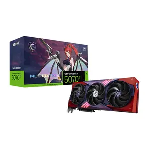 MSI GeForce RTX 5070 Ti 16G MLG EDITION OC 16GB GDDR7 Graphics Card, Triple Fan Cooling, PCIe 5.0, HDMI 2.1b, DisplayPort 2.1b
