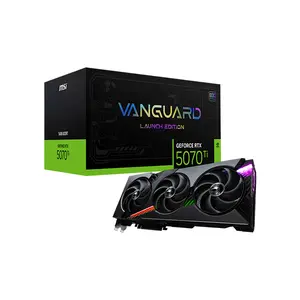 MSI GeForce RTX 5070 Ti 16G VANGUARD SOC Launch Edition 16GB GDDR7 Graphics Card, Hyper Frozr Cooling, PCIe 5.0, HDMI 2.1b, DisplayPort 2.1b