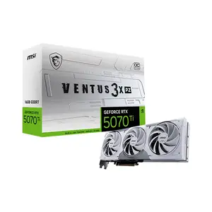 MSI GeForce RTX 5070 Ti 16G VENTUS 3X PZ OC 16GB GDDR7 Graphics Card, Triple Fan Cooling, PCIe 5.0, HDMI 2.1b, DisplayPort 2.1b