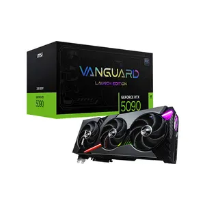 MSI GeForce RTX 5090 32G VANGUARD SOC Launch Edition 32GB GDDR7 Graphics Card, Hyper Frozr Cooling, PCIe 5.0, HDMI 2.1b, DisplayPort 2.1b