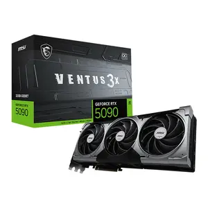 MSI GeForce RTX 5090 32G VENTUS 3X OC 32GB GDDR7 Graphics Card, Triple Fan Cooling, PCIe 5.0, HDMI 2.1b, DisplayPort 2.1b
