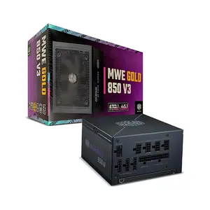 Cooler Master MWE Gold 850 V3 ATX 3.1 Modular Power Supply, 850W 80 PLUS Gold Certified Efficiency, Fully Modular Design, High-Performance Gaming PSU