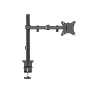 MXG BMA-12P Single Monitor Mount Arm Matte Black Edition, Steel Articulating Arm Design, Adjustable Display Support, Ergonomic Monitor Positioning System, Professional Desk Mount Solution