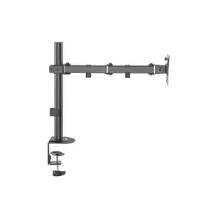 MXG BMA-12P Single Monitor Mount Arm Matte Black Edition, Steel Articulating Arm Design, Adjustable Display Support, Ergonomic Monitor Positioning System, Professional Desk Mount Solution