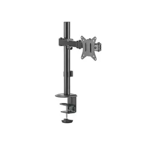 MXG BMA-12P Single Monitor Mount Arm Matte Black Edition, Steel Articulating Arm Design, Adjustable Display Support, Ergonomic Monitor Positioning System, Professional Desk Mount Solution