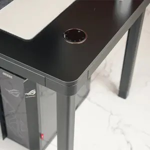 MXG Creatorlift Motorized Desk Black Edition, Height Adjustable Electric Workstation, Built-In Storage Drawer, Wireless Charging Pad, Cable Management Tray, Premium Productivity Desk