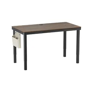 MXG Creatorlift Motorized Desk Walnut Edition, Height Adjustable Electric Workstation, Built-In Storage Drawer, Wireless Charging Pad, Cable Management Tray, Premium Productivity Desk
