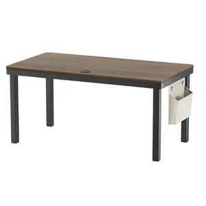 MXG Creatorlift Motorized Desk Walnut Edition, Height Adjustable Electric Workstation, Built-In Storage Drawer, Wireless Charging Pad, Cable Management Tray, Premium Productivity Desk