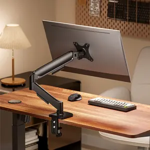 MXG EMA-12 Economical Series Monitor Arm, Mechanical Spring Design, Single Monitor Support, Adjustable Mount System, Ergonomic Desk Monitor Arm Solution