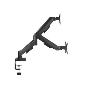 MXG EMA-24 Economical Series Dual Monitor Arm Mount, Mechanical Spring Design, Adjustable Dual Display Support, Ergonomic Multi-Monitor Desk Mount Solution