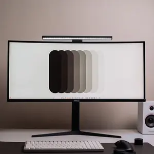 MXG LX100 Monitor Lightbar, Wireless Controller Support, Screen Lighting Bar Design, USB Powered Operation, Eye-Care Workspace Illumination Solution