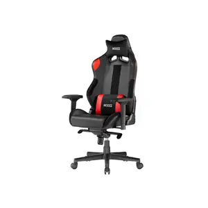 MXG PGC-01 Gaming Chair, Frog Mechanism Reclining Design, Premium PVC Leather Upholstery, Adjustable Headrest Cushion, Lumbar Support System, Ergonomic Gaming Seating Solution