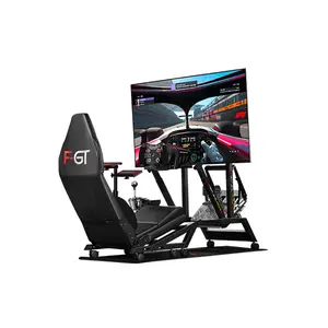 Next Level Racing FGT Racing Steering Wheel Chair Cockpit Seat, Formula and GT Simulator Design, Adjustable Racing Position, Professional Racing Simulation Cockpit