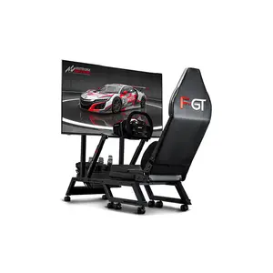 Next Level Racing FGT Racing Steering Wheel Chair Cockpit Seat, Formula and GT Simulator Design, Adjustable Racing Position, Professional Racing Simulation Cockpit