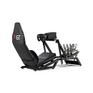 Next Level Racing FGT Racing Steering Wheel Chair Cockpit Seat, Formula and GT Simulator Design, Adjustable Racing Position, Professional Racing Simulation Cockpit