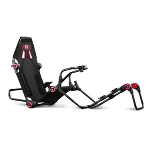 Next Level Racing FGT Lite Racing Steering Wheel Chair, Foldable Formula and GT Simulator Cockpit, Adjustable Driving Position, Portable Racing Simulation Seat
