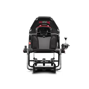Next Level Racing GT Lite Steering Wheel Chair, Foldable Racing Simulator Cockpit Seat, Adjustable Driving Position Design, Portable Racing Simulation Setup