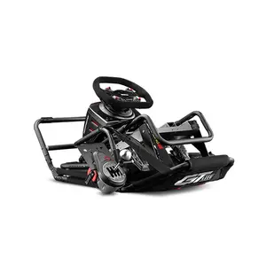 Next Level Racing GT Lite Steering Wheel Chair, Foldable Racing Simulator Cockpit Seat, Adjustable Driving Position Design, Portable Racing Simulation Setup