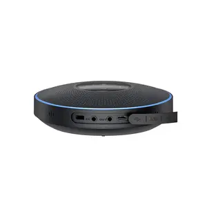 EMEET OfficeCore M2 Portable Conference Speakerphone, Bluetooth Wireless Connectivity, Omni-Directional Voice Pickup Technology, Portable Meeting Audio Solution, Professional Conference Speakerphone