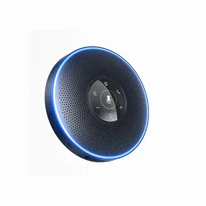 EMEET OfficeCore M2 Portable Conference Speakerphone, Bluetooth Wireless Connectivity, Omni-Directional Voice Pickup Technology, Portable Meeting Audio Solution, Professional Conference Speakerphone