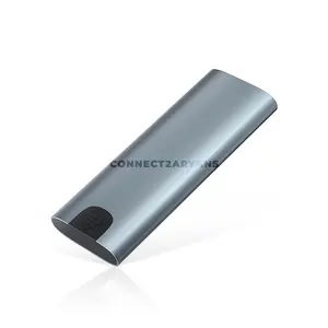 OSCOO SP2 M.2 NGFF & NVMe SSD Enclosure, USB 3.2 Gen 2 Type-C 10Gbps External SSD Case, Aluminum + PC, Supports M.2 2230/2242/2260/2280, M-Key, B-Key & M+B Key, Up to 2TB, Windows, macOS & Linux