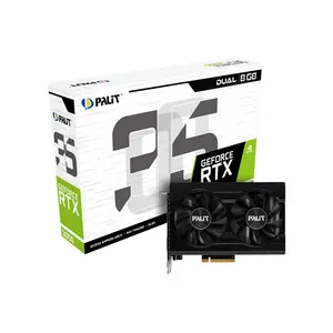 Palit GeForce RTX 3050 Dual 8GB Graphics Card, 8GB GDDR6 Memory, Dual Fan Cooling System, NVIDIA Ampere Architecture, High-Performance 1080p Gaming GPU
