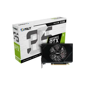 Palit GeForce RTX 3050 StormX 6GB Graphics Card, 6GB GDDR6 Memory, 1470MHz Boost Clock, Compact Single Fan Cooling Design, NVIDIA Ampere Gaming GPU