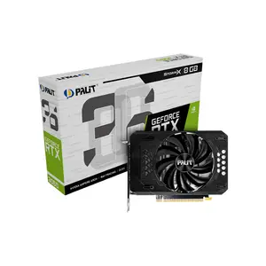 Palit GeForce RTX 3060 StormX 8GB Graphics Card, 8GB GDDR6 Memory, Compact Single Fan Cooling Design, NVIDIA Ampere Architecture, Space-Saving Gaming GPU