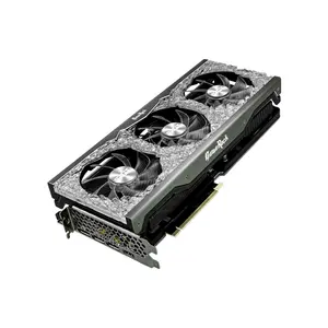 Palit GeForce RTX 3090 GameRock OC 24GB Graphics Card, 24GB GDDR6X Memory, Factory Overclocked Core Clock, RGB Lighting Design, NVIDIA Ampere High-End Gaming GPU