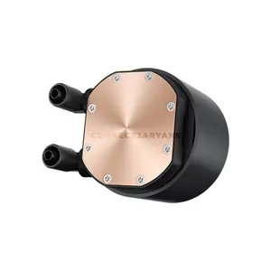 PCCOOLER DA360 V2 ARGB Black 360mm AIO Liquid CPU Cooler, 300W TDP, 3× 120mm PWM ARGB Fans, 400–2000 RPM, 80.74 CFM Airflow, 2600 RPM Pump, 394×120×27mm Radiator, Intel LGA1851/1700/1200/115X & AMD AM5/AM4