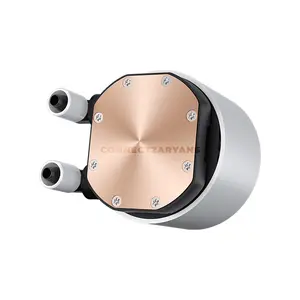 PCCOOLER DA360 V2 ARGB White 360mm AIO Liquid CPU Cooler, 300W TDP, 3× 120mm PWM ARGB Fans, 400–2000 RPM, 80.74 CFM Airflow, 2600 RPM Pump, 394×120×27mm Radiator, Intel LGA1851/1700/1200/115X & AMD AM5/AM4